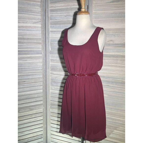 City Triangles Sm Belted Flowy Dress - Picture 8 of 14